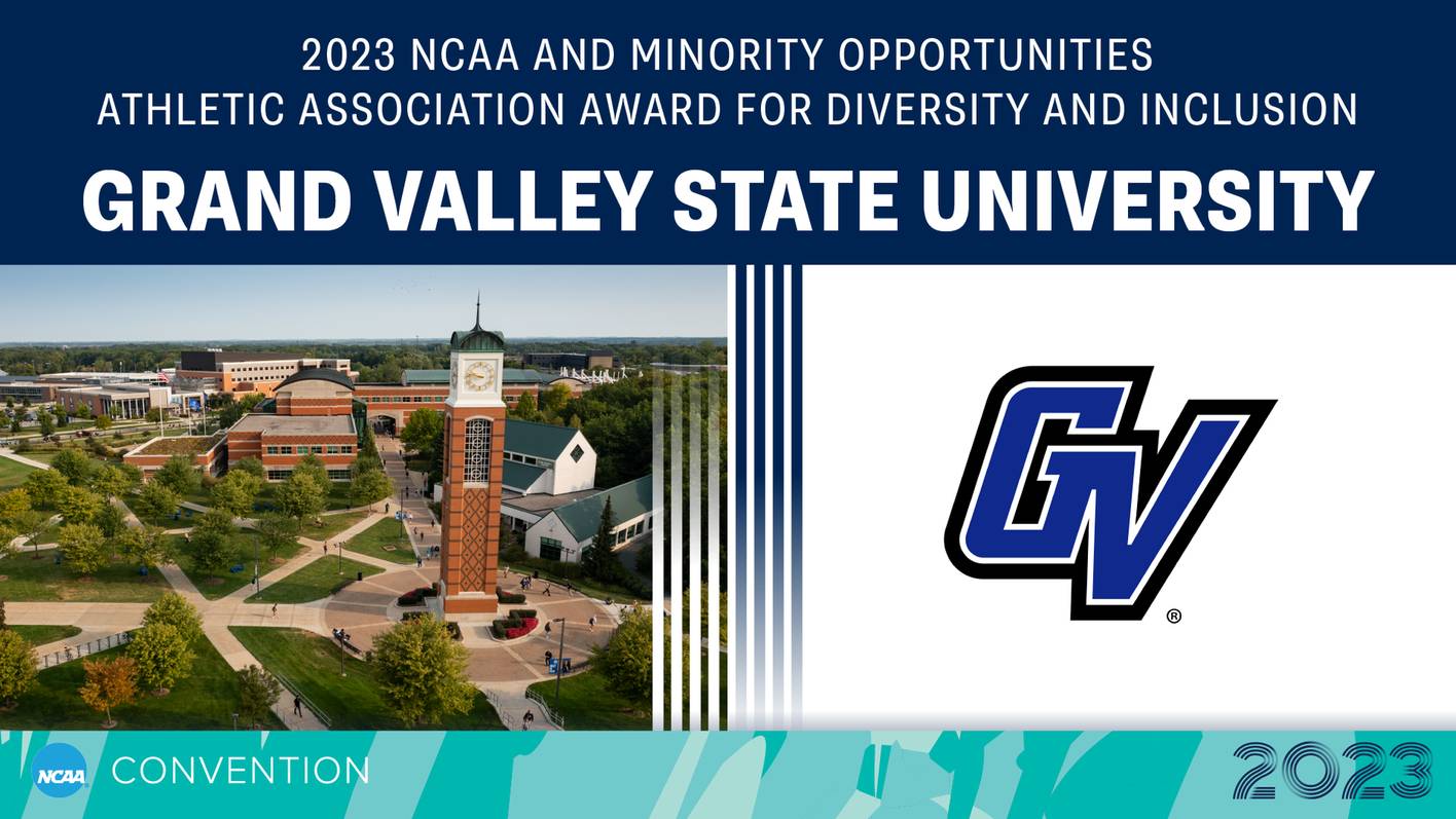 Grand Valley State Receives 2023 NCAA/MOAA Diversity and Inclusion Award